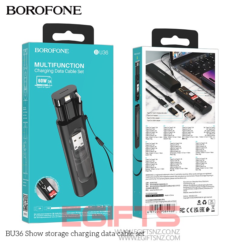 BOROFONE BU36 Multifunction Cable Adapter - Image 2