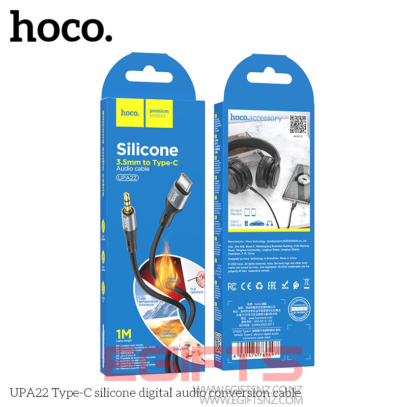 HOCO UPA22 TYPE C TO Aux Cable - Image 2
