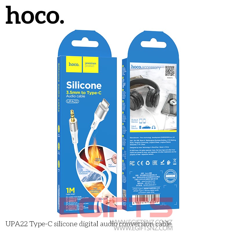 HOCO UPA22 TYPE C TO Aux Cable - Image 3