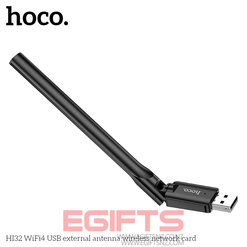 Hoco Wifi Adapter WiFi 4 2.4G USB WiFi Card Dongle - Image 8