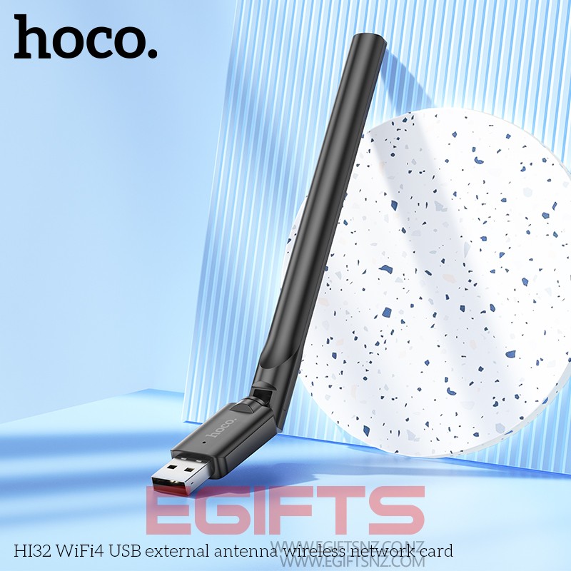Hoco Wifi Adapter WiFi 4 2.4G USB WiFi Card Dongle - Image 2