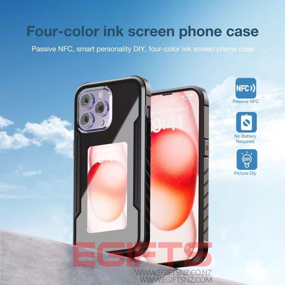 iPhone 16 Pro Tough Metal Smart Ink Screen Projection Case - Image 8