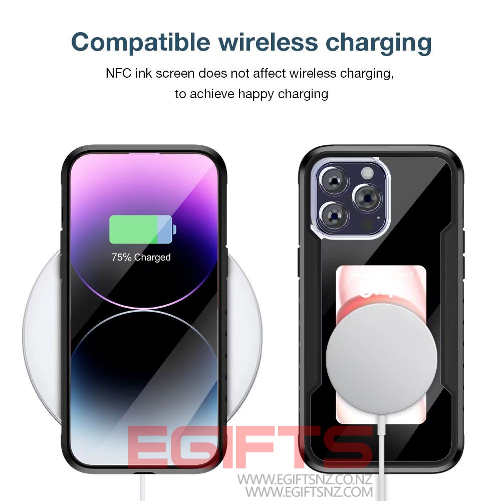 iPhone 16 Pro Tough Metal Smart Ink Screen Projection Case - Image 5