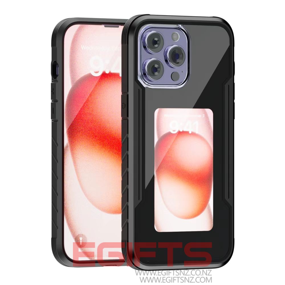 iPhone 16 Pro Tough Metal Smart Ink Screen Projection Case - Image 11