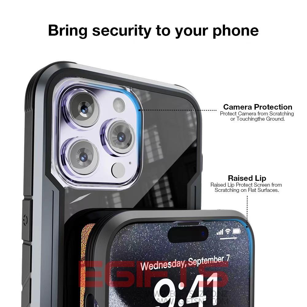 iPhone 16 Pro Tough Metal Smart Ink Screen Projection Case - Image 3