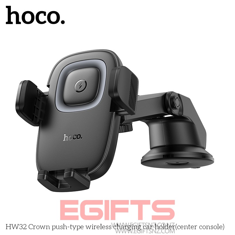 HOCO HW32 Car Wireless Fast Charging Phone Holder - Image 8