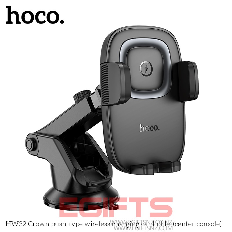 HOCO HW32 Car Wireless Fast Charging Phone Holder - Image 7