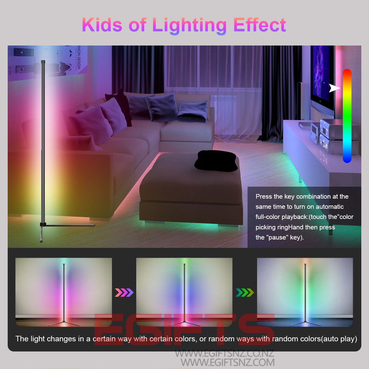 Corner LED Light Bar 1.2m - Image 2