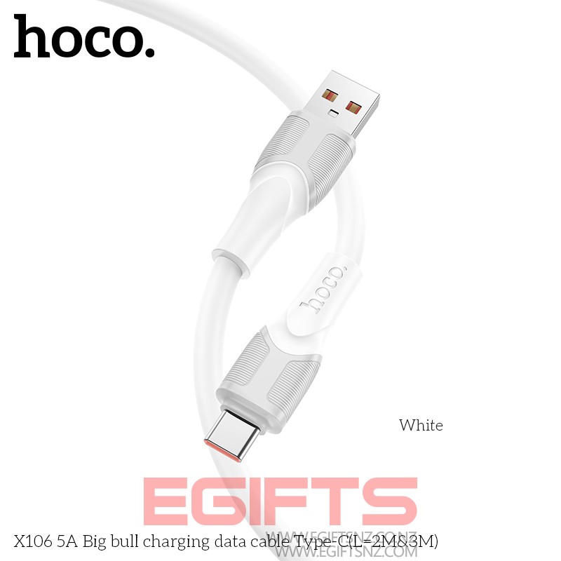 HOCO X106 5A 3M Tough Type C Cable - Image 2