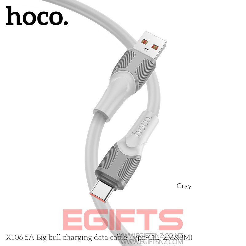 HOCO X106 5A 3M Tough Type C Cable - Image 14
