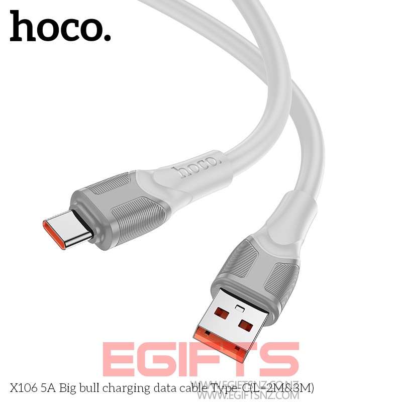 HOCO X106 5A 3M Tough Type C Cable - Image 12