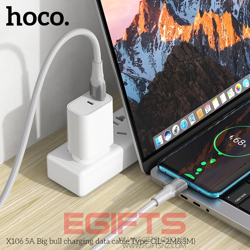 HOCO X106 5A 3M Tough Type C Cable - Image 11