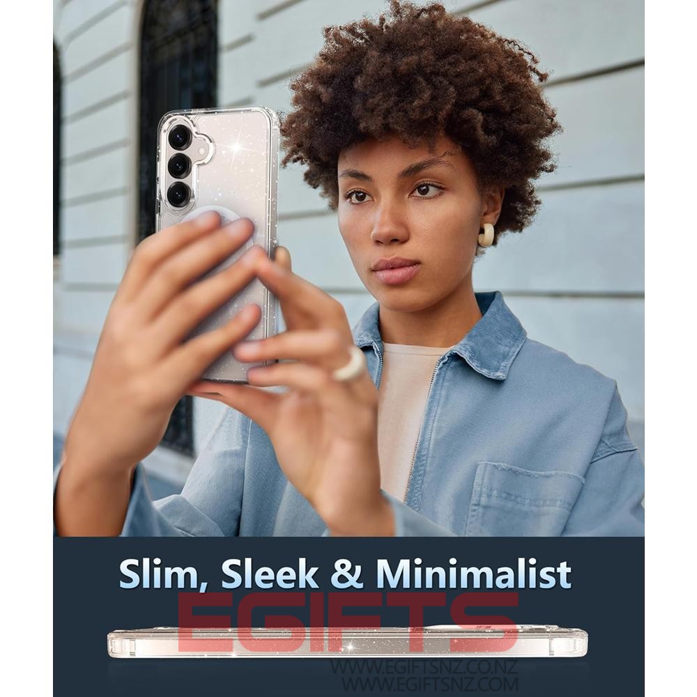 SAMSUNG S25/S24 PLUS MAGSAFE TOUGH Bling CLEAR CASE - Image 5