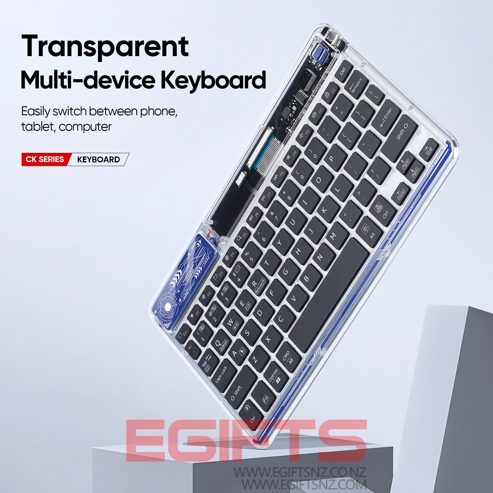 Universal Bluetooth Keyboard with 7-Color Backlight - Image 3