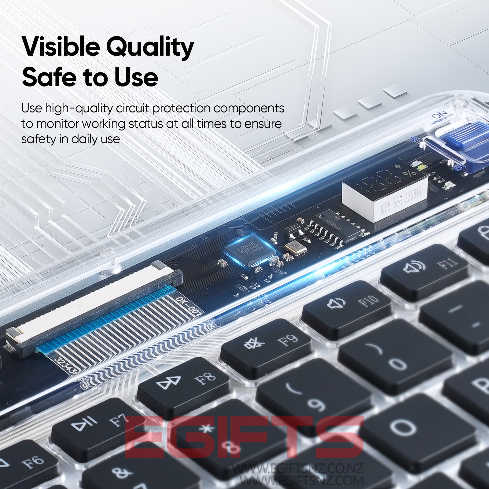 Universal Bluetooth Keyboard with 7-Color Backlight - Image 7