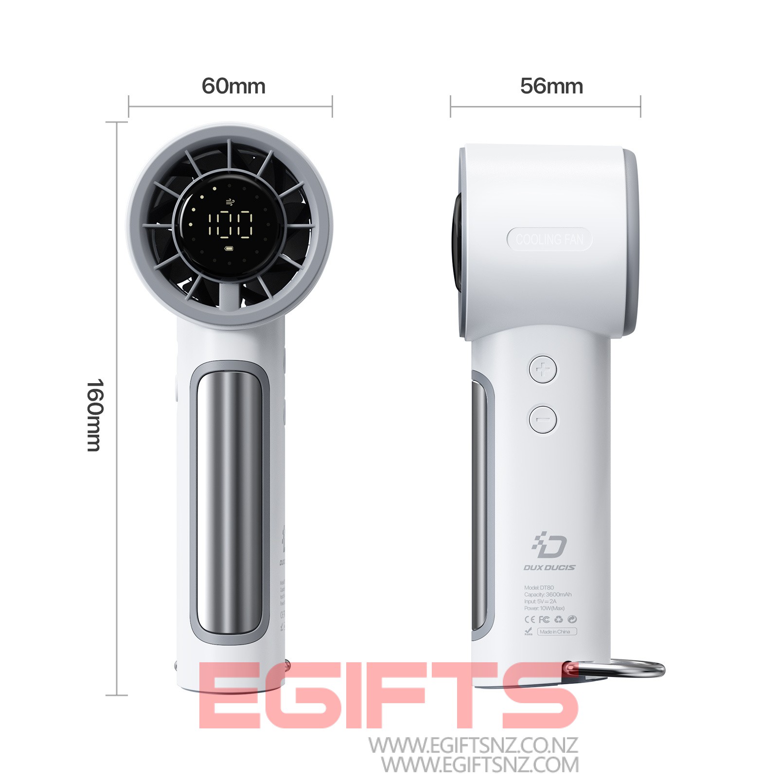 DUX DT80 Mini Handheld Fan - Image 2