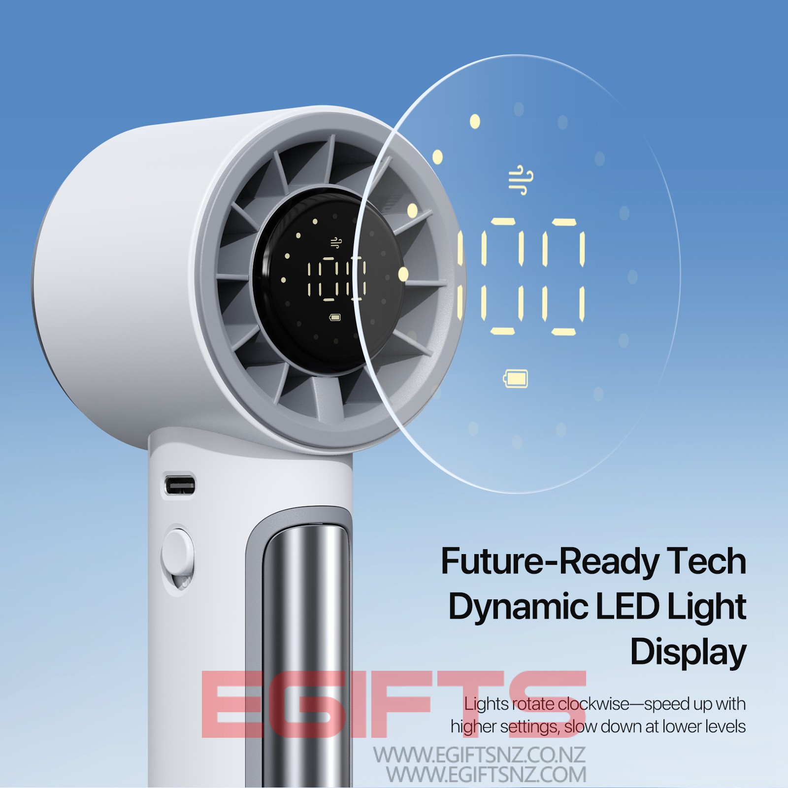 DUX DT80 Mini Handheld Fan - Image 7