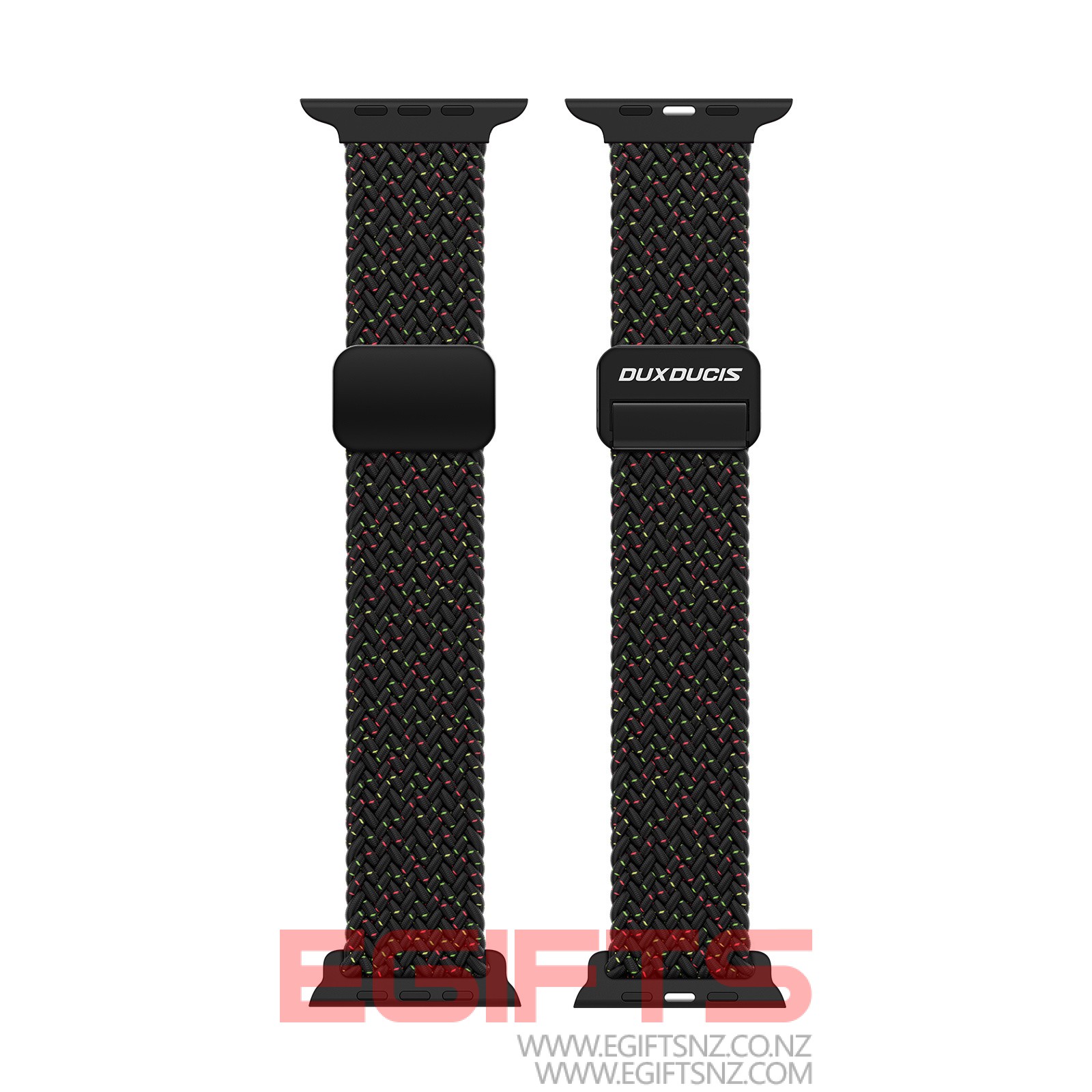 DUX DUCIS Mixture Pro Elastic Nylon Woven Apple Watch Strap 42-49MM - Image 2