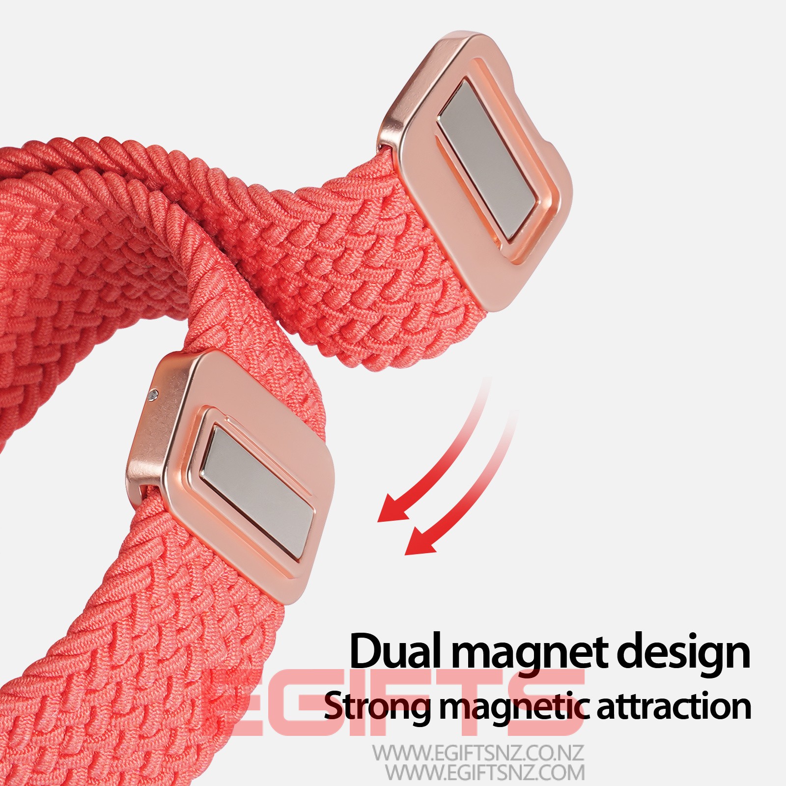 DUX DUCIS Mixture Pro Elastic Nylon Woven Apple Watch Strap 42-49MM - Image 5