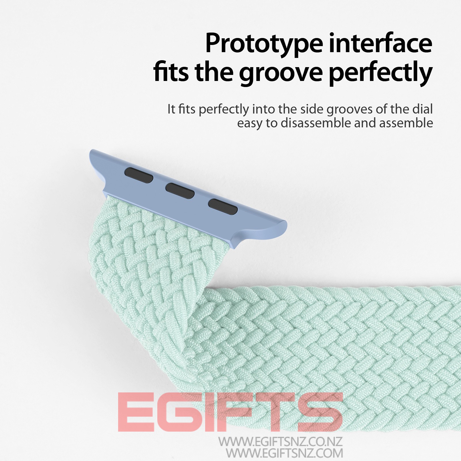 DUX DUCIS Mixture Pro Elastic Nylon Woven Apple Watch Strap 42-49MM - Image 10