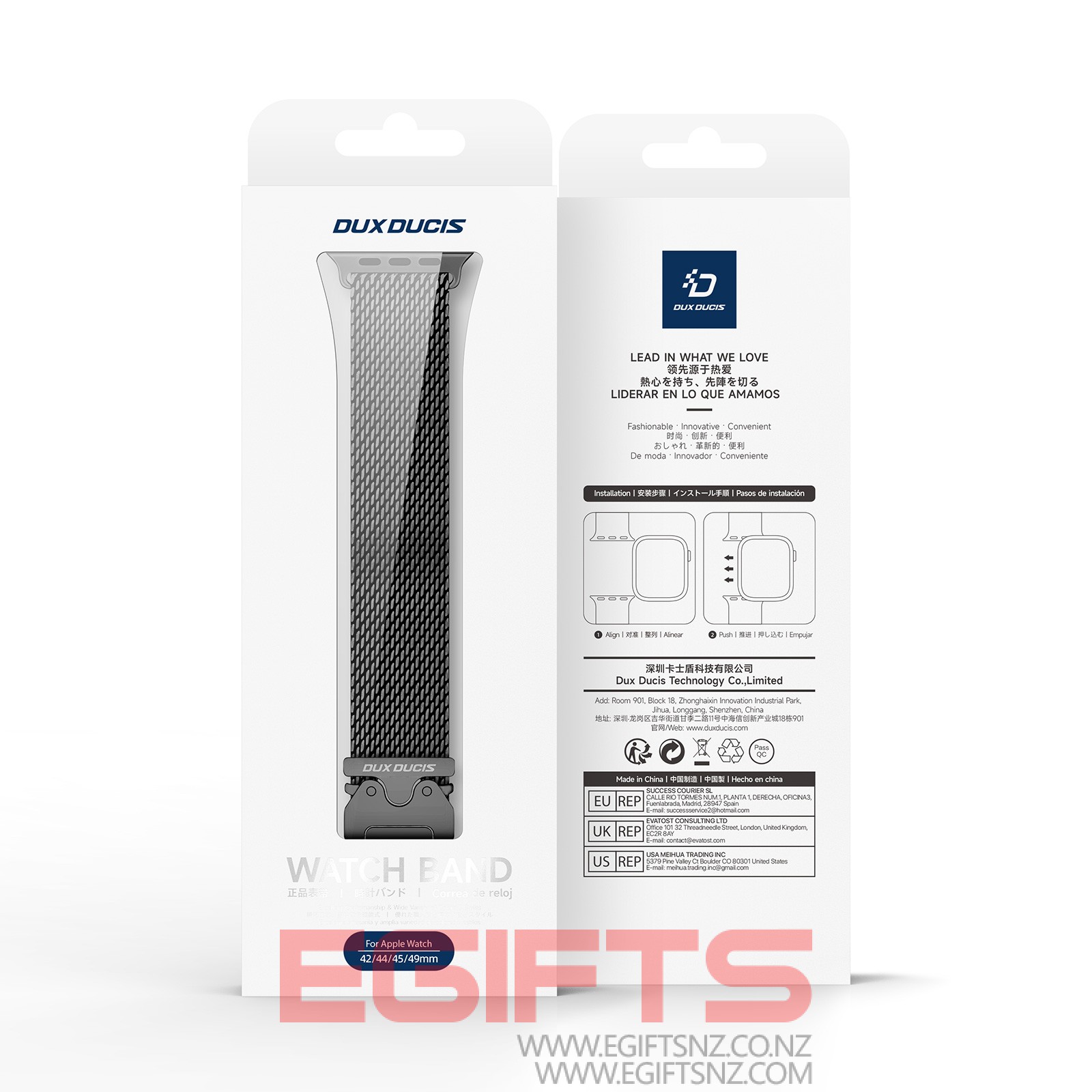 Dux Milanese Air Series Apple Watch Strap 42-49mm - Image 4