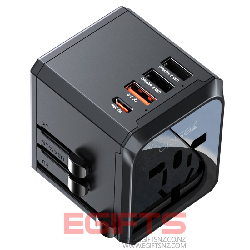 YESIDO International Adapter with 20W Charger MC24 - Image 2