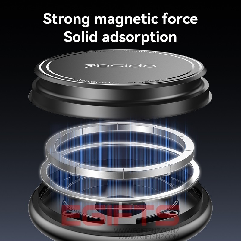 YESIDO C252 Barb Lock Air Outlet Magsafe Car Phone Holder - Image 2