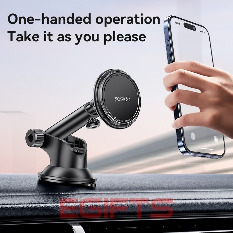 YESIDO C269 Telescopic Magsafe Car Phone Holder - Image 4