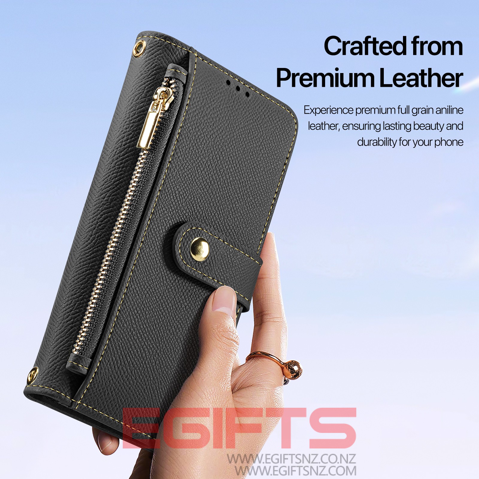 iPhone 17 Air DUX Detachable Geniune Leather Case - Image 2