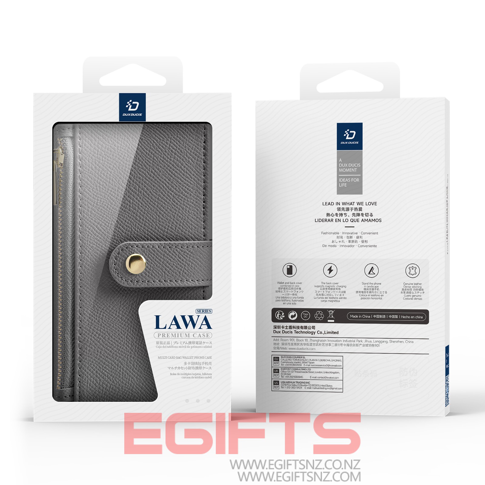 iPhone 17 Air DUX Detachable Geniune Leather Case - Image 10