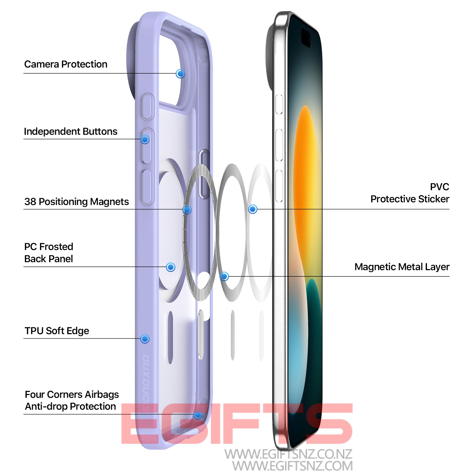 iPhone 17 Air DUX YIND Magsafe Matte Cover - Image 9