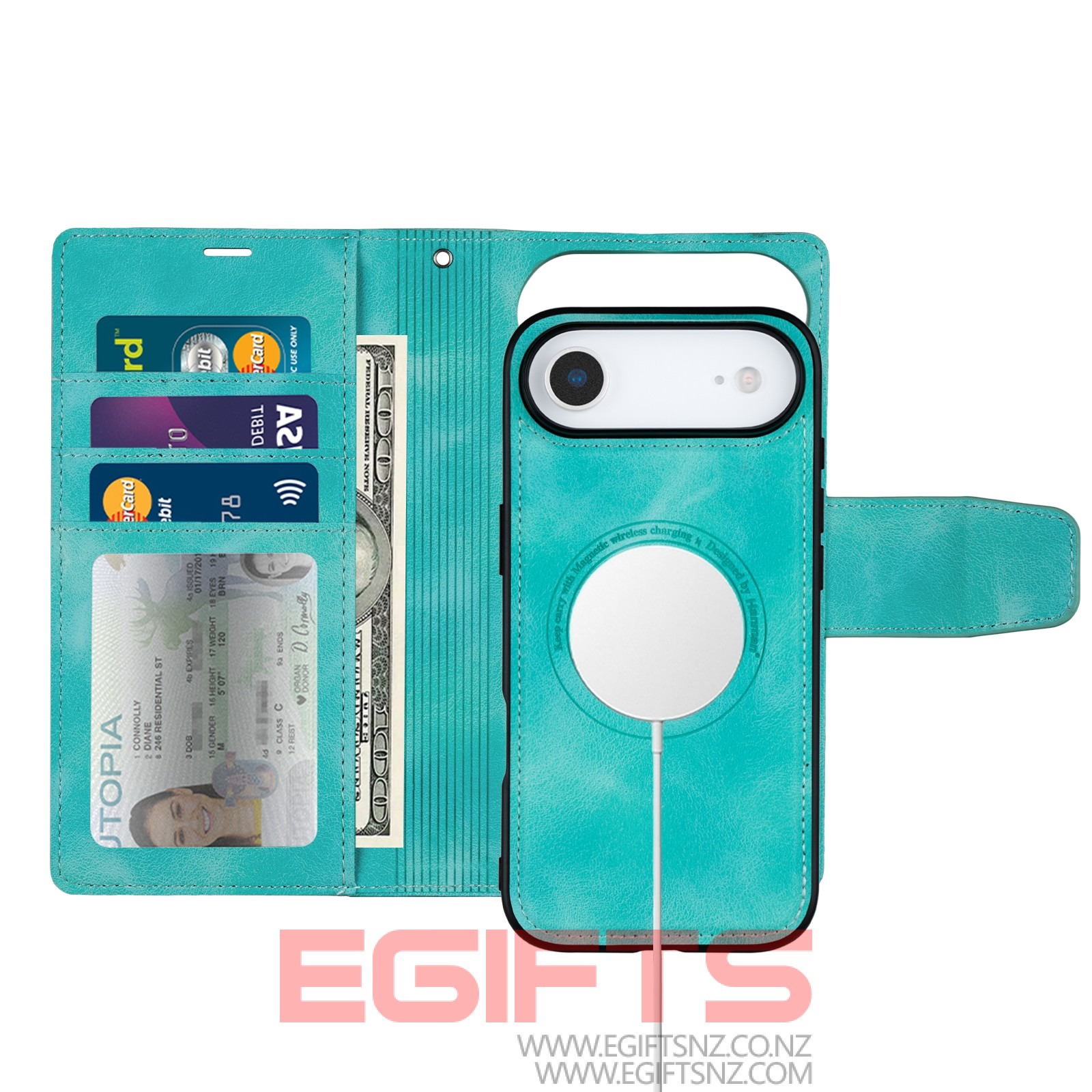 iPhone 17 Air Hanman Magsafe Detachable Wallet Case - Image 8