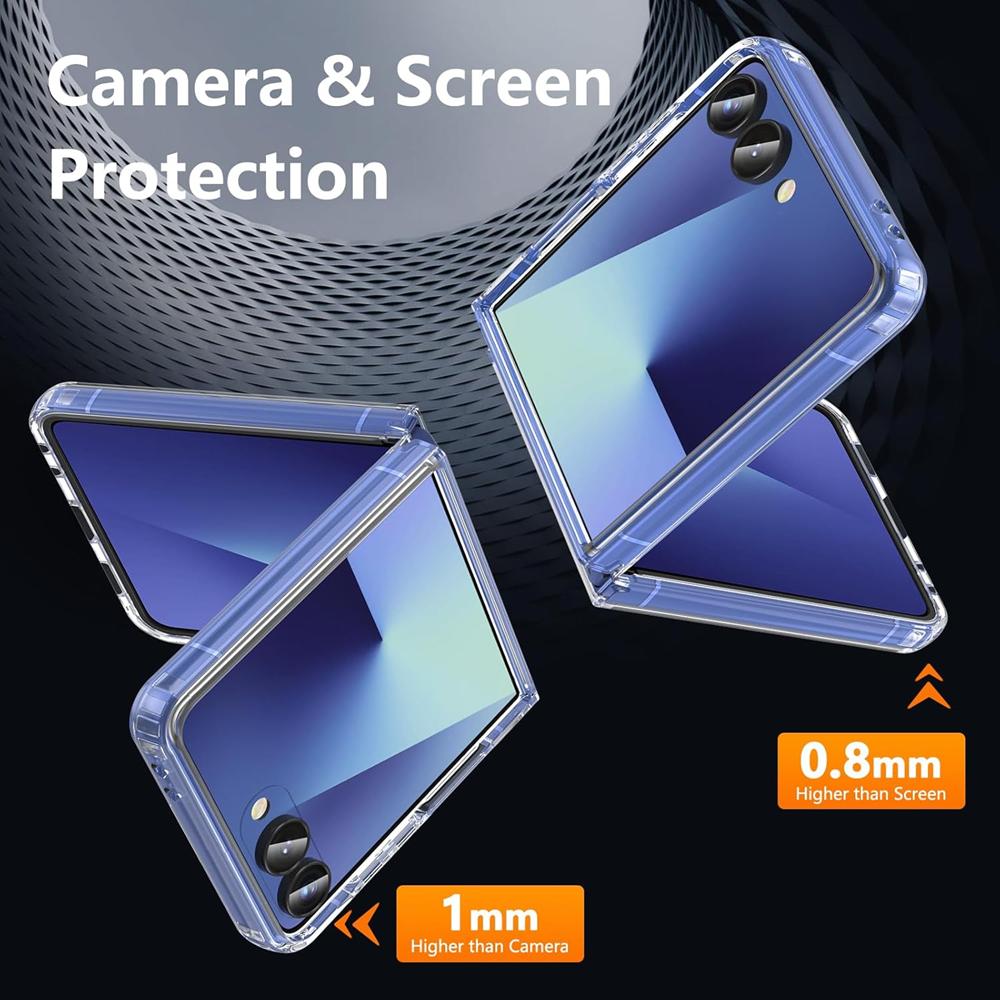 Samsung Galaxy Z FLIP 8 MagSafe Tough Clear Back Cover - Image 6