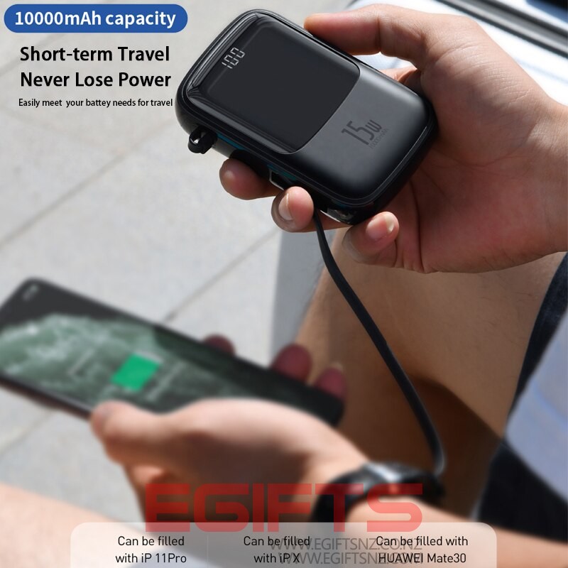 Baseus Power Bank 10000mah 15W Fast Charging With C Cable CCC - Image 2