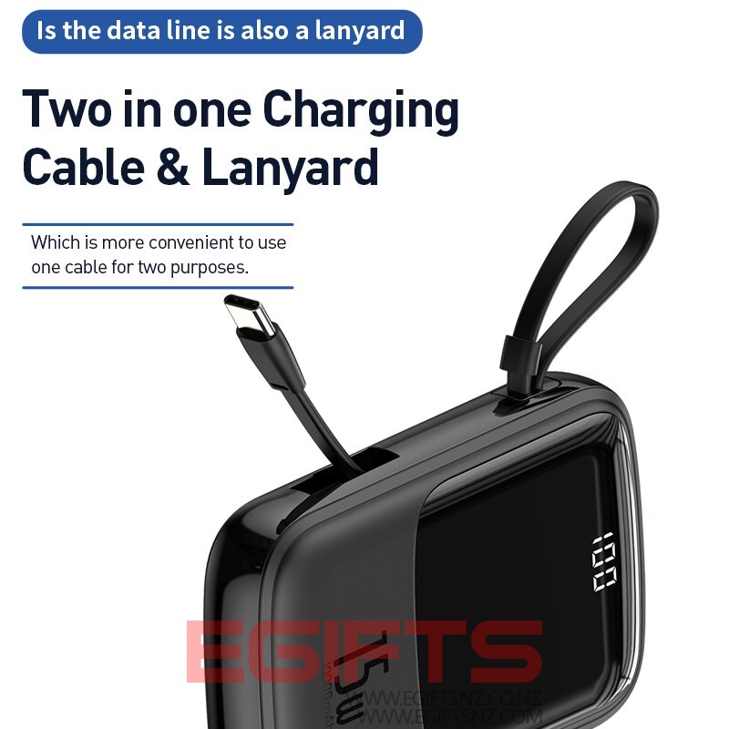 Baseus Power Bank 10000mah 15W Fast Charging With C Cable CCC - Image 3