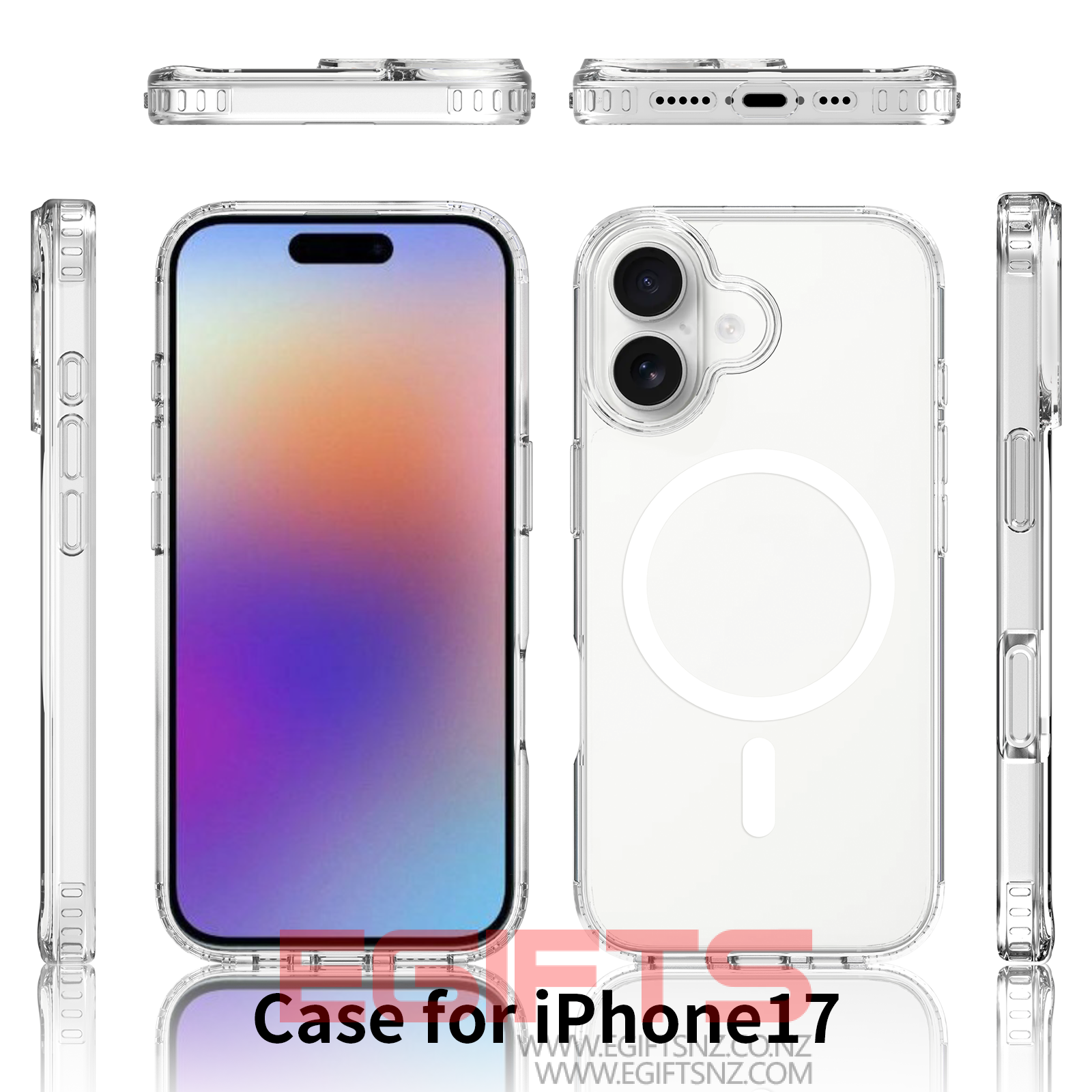 iPhone 17 Clear TPU Magsafe Case - Image 5