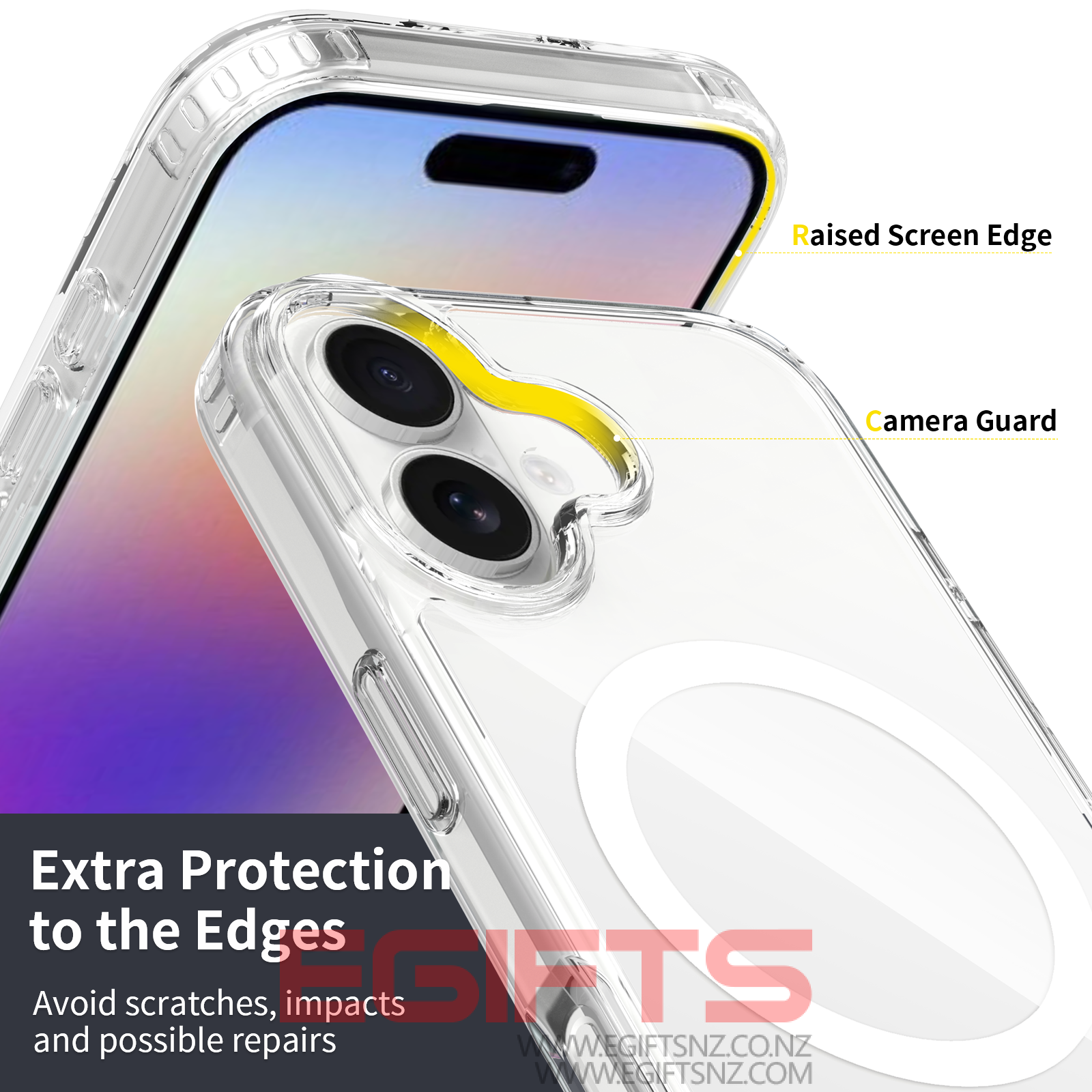 iPhone 17 Clear TPU Magsafe Case - Image 3