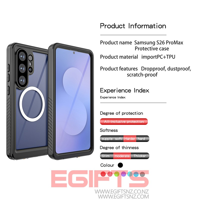 SAMSUNG S26 Ultra IP68 Waterproof Magsafe Tough Case - Image 3