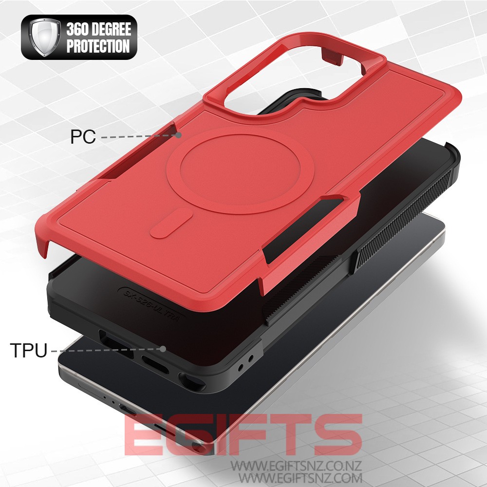 SAMSUNG S26 Ultra Magsafe Double Layers Tough Case - Image 7