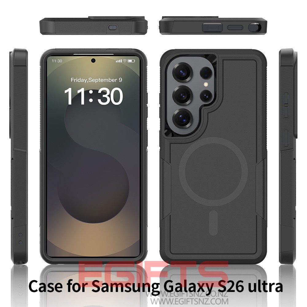 SAMSUNG S26 Ultra Magsafe Double Layers Tough Case - Image 3