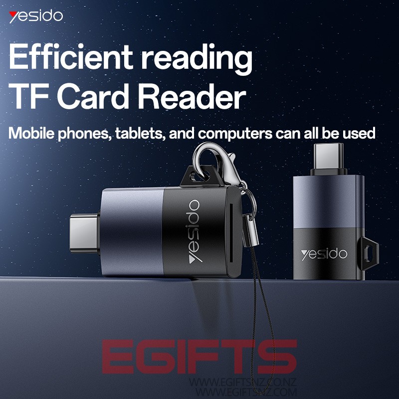 Yesido Type C To TF Mirco SD Card Adapter Reader GS37 - Image 2