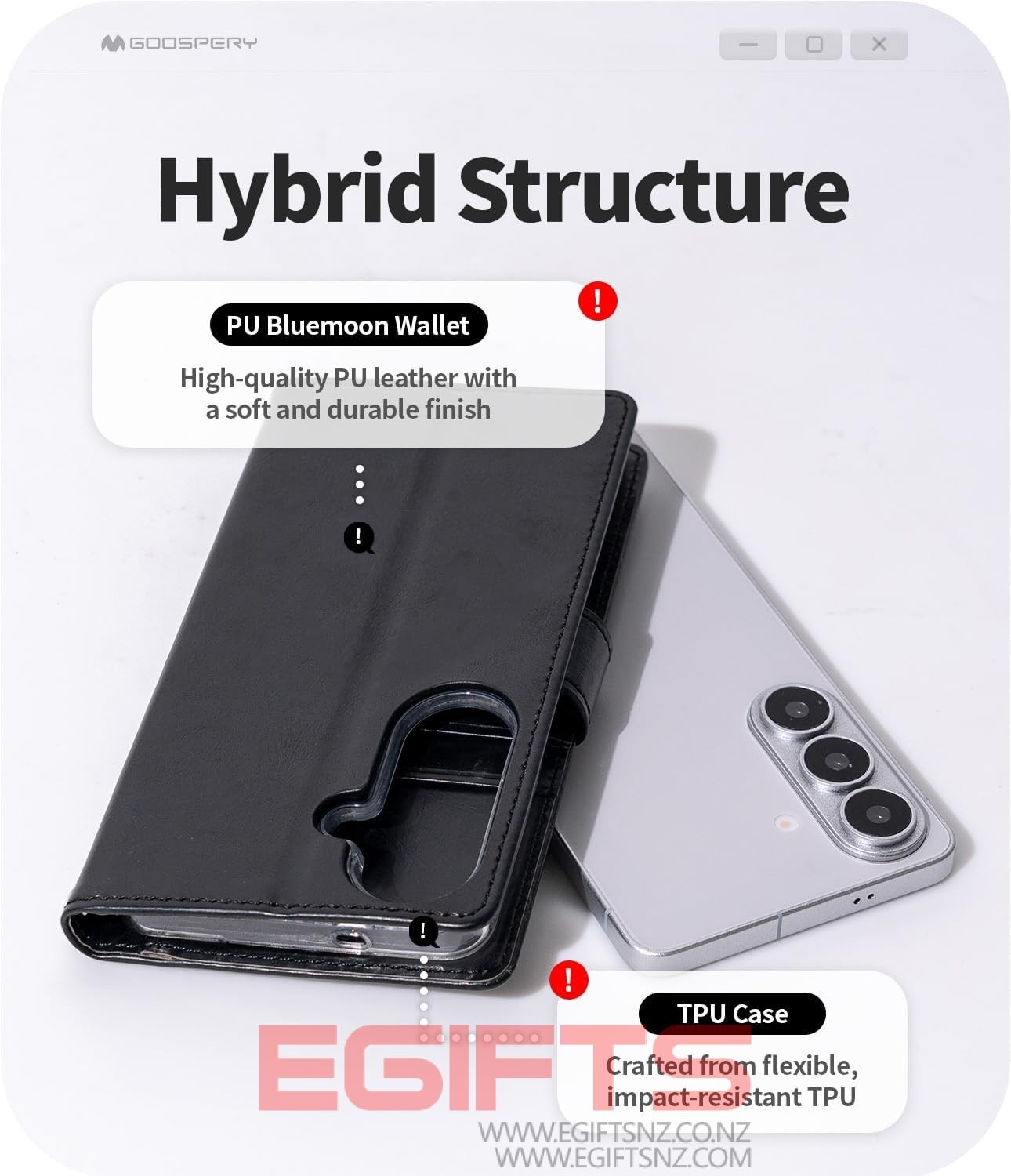 SAMSUNG S26 Mercury Goospery Mansoor Diary Wallet Case - Image 3