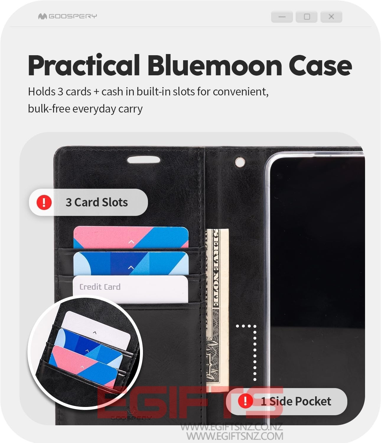 SAMSUNG S26 Mercury Goospery Mansoor Diary Wallet Case - Image 4