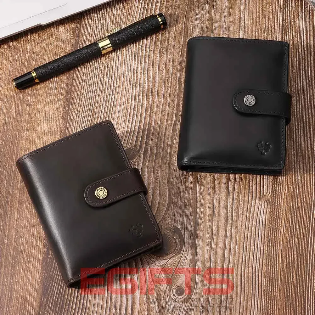 Dual Pop Up Leather Wallet RFID Blocking - Image 4