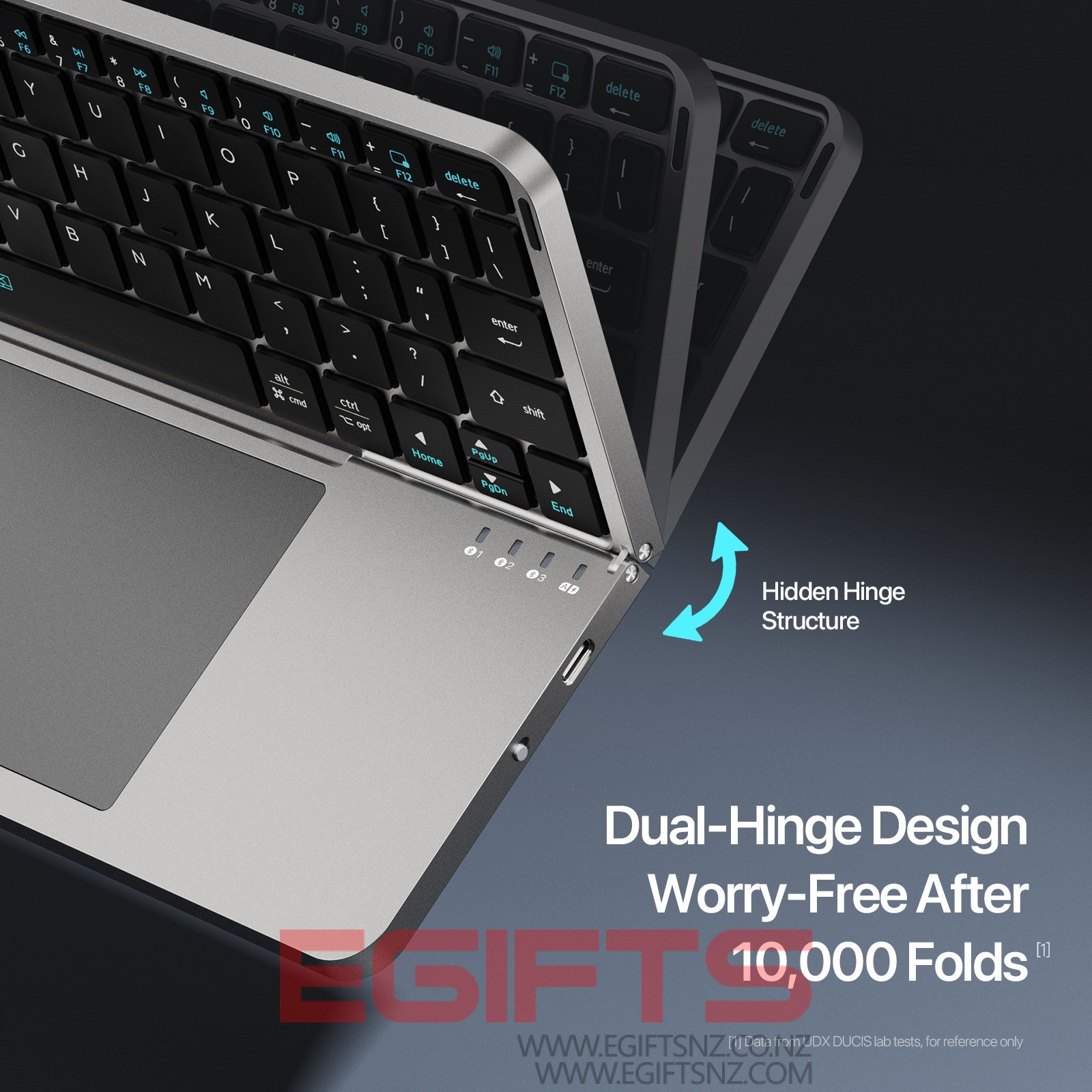 Bluetooth Wireless Foldable Touch Keyboard - Image 6