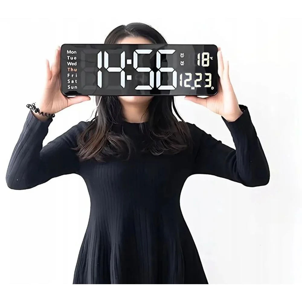 Large Digital Wall Clock with Remote Control 16 inches - Image 5