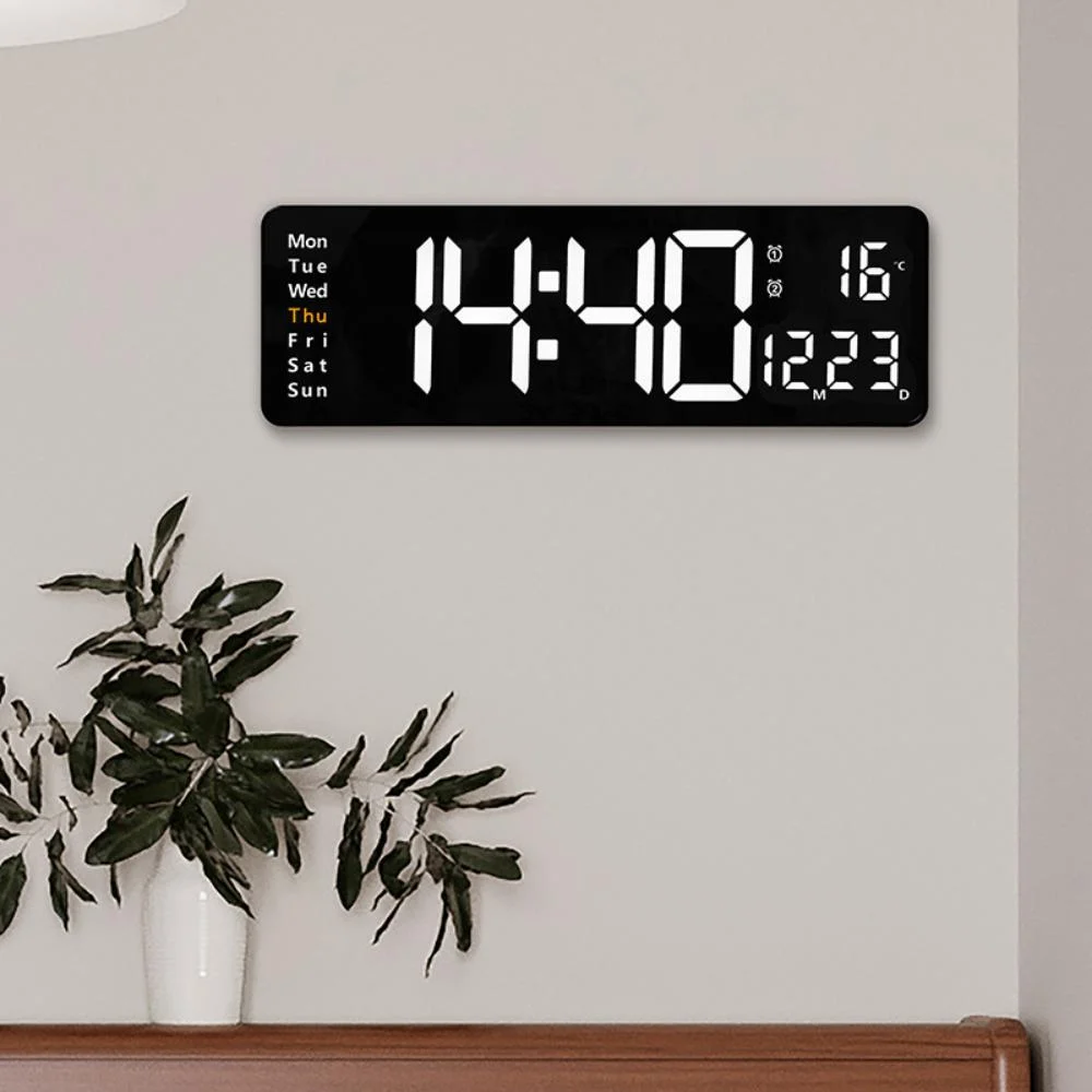 Large Digital Wall Clock with Remote Control 16 inches - Image 6