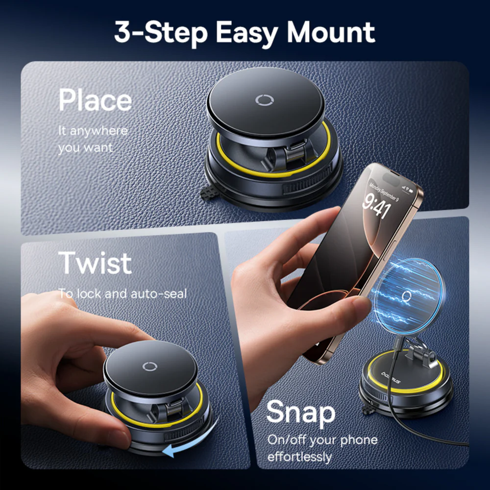 Baseus PrimeTrip VC2 Flex Pro Magnetic Car Charger - Image 7