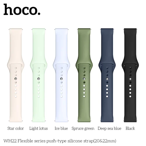 HOCO Samsung Huawei Oppo 20mm Silicone Watch Band WH22