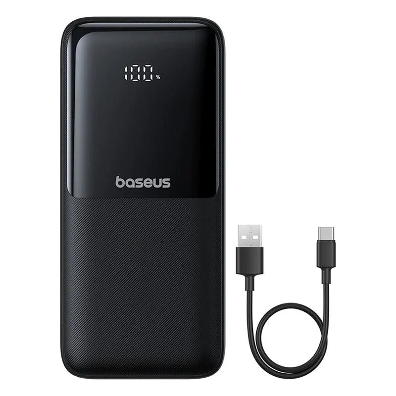 Baseus Lipow 22.5W Power Bank 20000mAh with Built-in Lightning and USB-C Cables and LED Display - Image 7